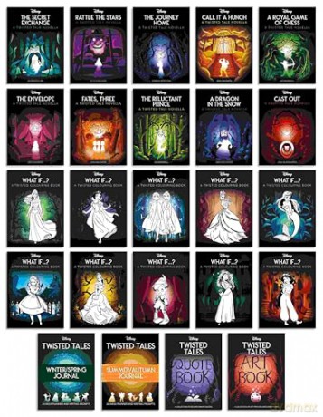 Disney: Twisted Tales Boxset: A collection of Twisted Tales short stories, plus colouring books, journals, and more! - Walt Disney [KSIĄŻKA]