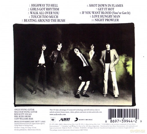 AC/DC: Highway To Hell [CD]
