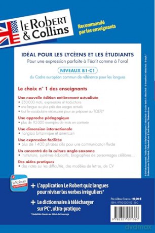 Le Robert et Collins Compact Anglais: English-French and French English dictionary (Les dictionnaires bilingues) [KSIĄŻKA]