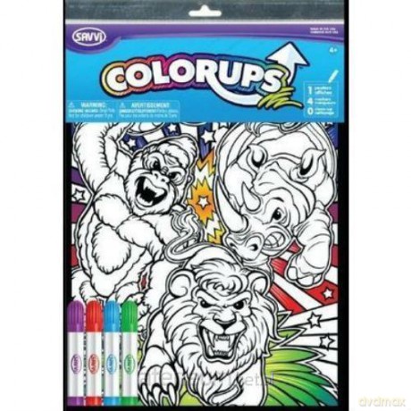 Colorups duży zestaw Dzikie Zwierzęta