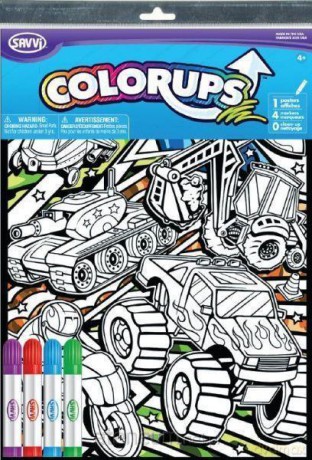 Colorups duży zestaw Pojazdy