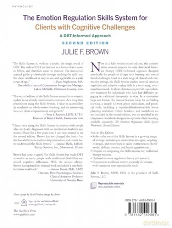 The Emotion Regulation Skills System for Clients with Cognitive Challenges, Second Edition: A DBT-Informed Approach - Julie F. Brown [KSIĄŻKA]