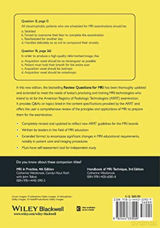 Review Questions for MRI, 2nd Edition - Carolyn Kaut Roth [KSIĄŻKA]