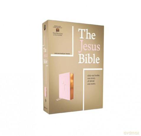 The Jesus Bible, ESV Edition, Leathersoft over Board, Pink [KSIĄŻKA]