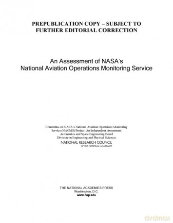 An Assessment of NASA's National Aviation Operations Monitoring Service - National Research Council [KSIĄŻKA]