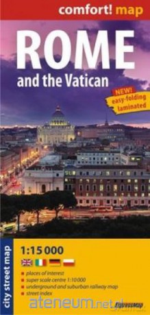Comfort! map Rome and the Vatican 1:15 000 [KSIĄŻKA]