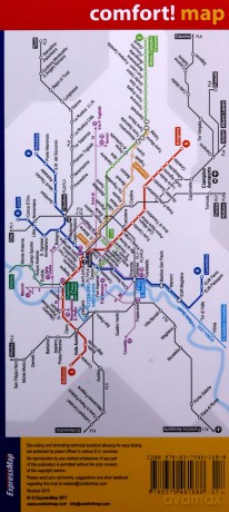 Comfort! map Rome and the Vatican 1:15 000 [KSIĄŻKA]