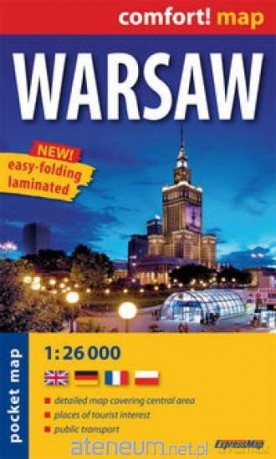 Comfort! map Warsaw pocket 1:26 000 [KSIĄŻKA]