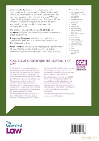SQE2 Written Skills for Lawyers 5e - Kevin Browne [KSIĄŻKA]