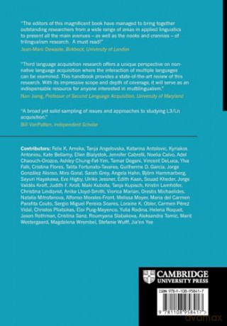 The Cambridge Handbook of Third Language Acquisition (Cambridge Handbooks in Language and Linguistics) [KSIĄŻKA]