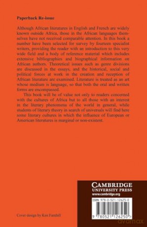Literatures in African Languages: Theoretical Issues and Sample Surveys [KSIĄŻKA]