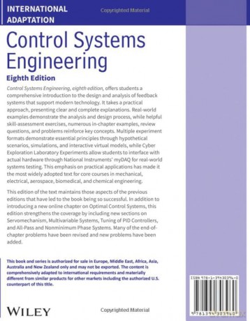 Control Systems Engineering, International Adaptation - Norman S. Nise [KSIĄŻKA]