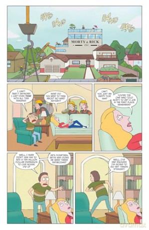 Rick and Morty 10th Anniversary Omnibus Vol. 1 HC (CVR A) - Zac Gorman [KOMIKS]