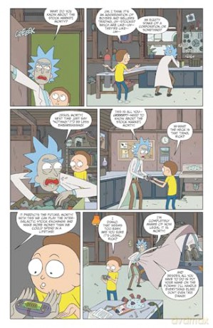 Rick and Morty 10th Anniversary Omnibus Vol. 1 HC (CVR A) - Zac Gorman [KOMIKS]