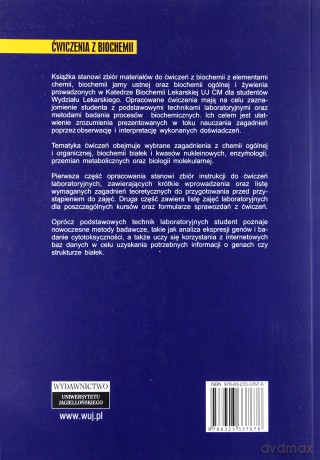 Ćw. z biochemii. Dla studentów wydziału lekarskiego [KSIĄŻKA]