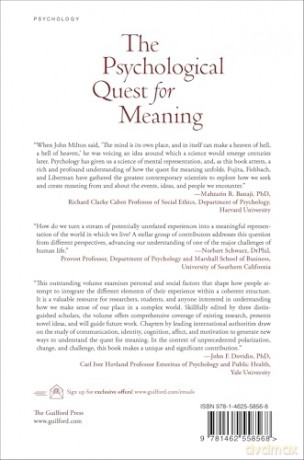 The Psychological Quest for Meaning [KSIĄŻKA]