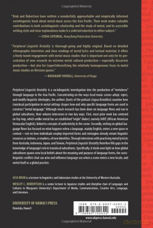 Peripheral Linguistic Brutality: Metal Languaging in the Asia Pacific (Asia Pop!) - Kruk Jess Kruk [KSIĄŻKA]