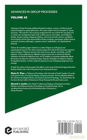 Advances in Group Processes: 42 [KSIĄŻKA]