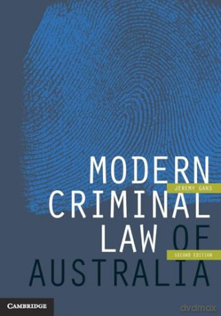 Modern Criminal Law of Australia - Jeremy Gans [KSIĄŻKA]