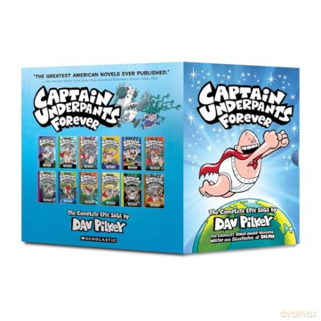 Captain Underpants Forever Box set (#1-12) - Dav Pilkey [KSIĄŻKA]