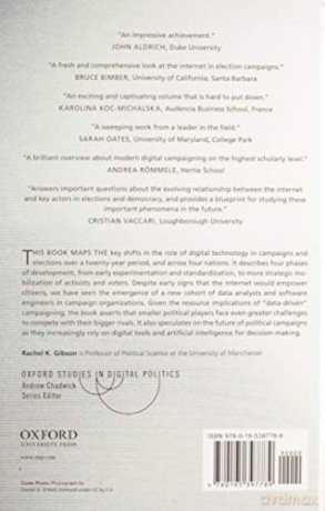 When the Nerds Go Marching In: How Digital Technology Moved from the Margins to the Mainstream of Political Campaigns (Oxford Studies in Digital Politics) - Rachel K. Gibson [KSIĄŻKA]