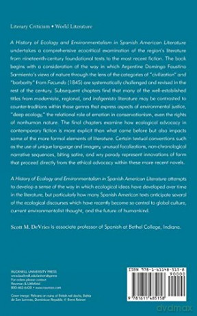 A History of Ecology and Environmentalism in Spanish American Literature - Scott M. DeVries [KSIĄŻKA]