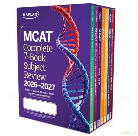 MCAT Complete 7-Book Subject Review 2026-2027, Set Includes Books, Online Prep, 3 Practice Tests: Set Includes Complete 7-book, Online Prep, 3 Practice Tests (Kaplan Test Prep) - Kaplan Test Prep [KSIĄŻKA]