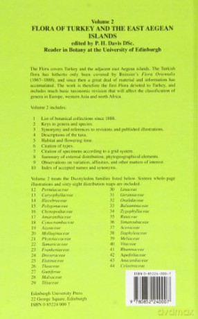 The Flora of Turkey and the East Aegean Islands: v. 2 - Peter Davis [KSIĄŻKA]