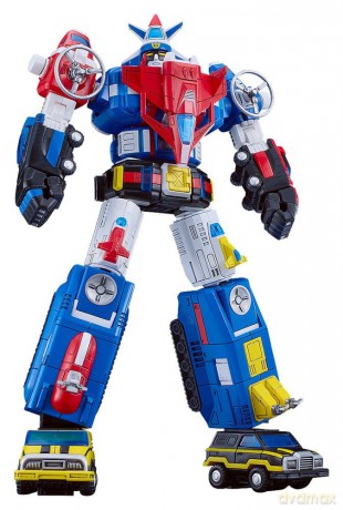 Armored Fleet Dairugger XV Moderoid Plastic Model Kit Dairugger XV 20 cm [FIGURKA]