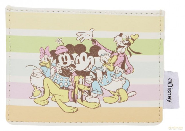 Disney by Loungefly Cardholder Mickey and Friends Rainbow Stripes