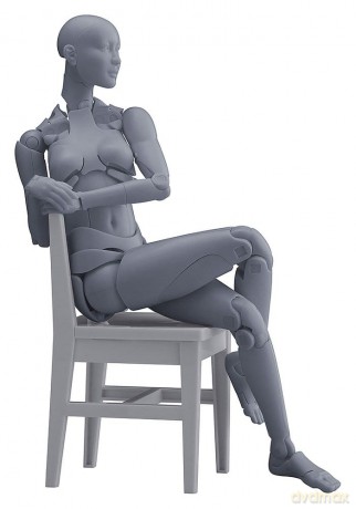 Figma Action Figure Nishimura Style Drawing Doll Olive Gray 21 cm [FIGURKA]