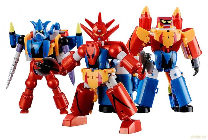 Getter Robo G Action Figure 3-Pack Dynamic Change Getter Robo G 13 cm [FIGURKA]