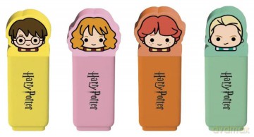 Harry Potter Set of 4 Highlighters with Topper