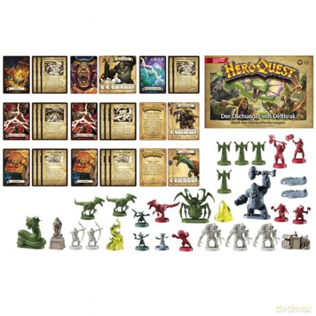 HeroQuest Board Game Expansion Der Dschungel von Delthrak Quest Pack German Version