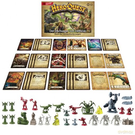 HeroQuest Board Game Expansion Der Dschungel von Delthrak Quest Pack German Version