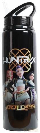 KPop Demon Hunters Flip Top Water Bottle Golden