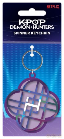KPop Demon Hunters Metal Keychain Spinner Huntrix