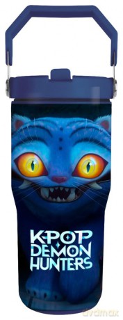KPop Demon Hunters Stainless Steel tumbler Derpy Tiger 600 ml
