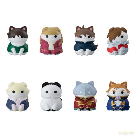 Mobile Suit Gundam Mega Cat Project New Mobile Report Gundam Wing Nyandam Trading Figure Cats Transformation Mission Accomplished! 3 cm Assortment (8) [FIGURKA]