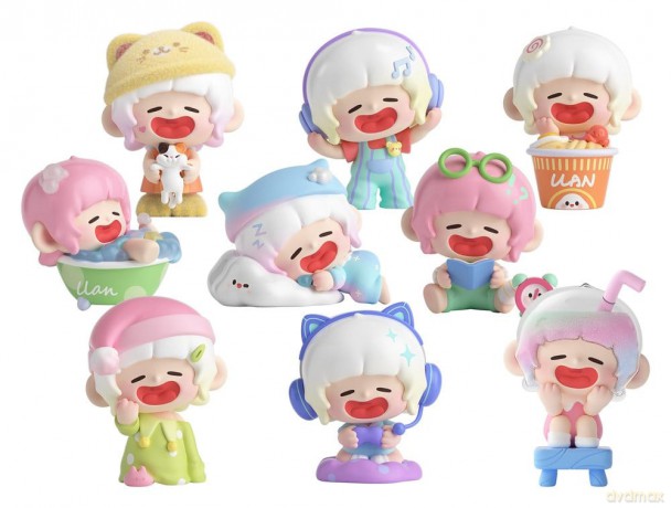Original Character Trading Figures Blind Box 8-Pack Lazy Home Diary 9 cm [FIGURKA]
