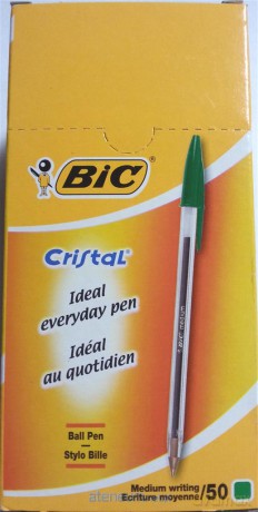 Długopis Cristal Original zielony (50szt)