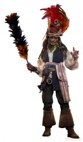 Pirates of the Caribbean: Dead Man's Chest Action DX Figure 1/6 Pelegostos Chief Jack Sparrow 30 cm [FIGURKA]