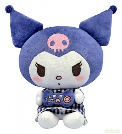 Sanrio Plush Figure Kuromi Pyjama Style M 22 cm