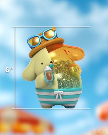 Sanrio Kandy Pompompurin Sea Breeze Series 15 cm [FIGURKA]