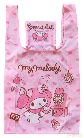 Sanrio Tote Bag My Melody Kawaii Foldable