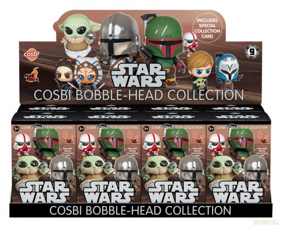 Star Wars Cosbi Mini Figures Series 1 8 cm Blind Box Display (8) [FIGURKA]