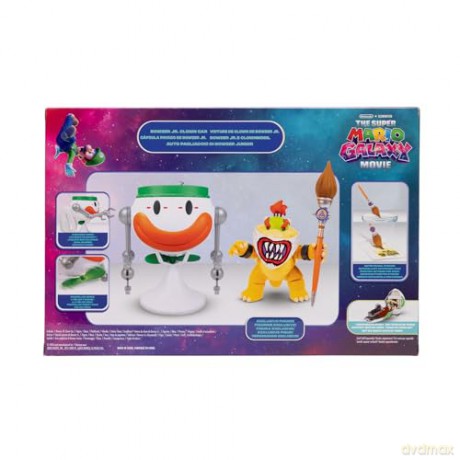 The Super Mario Galaxy Movie Action Figure Bowser Jr. with Clown Car 13 cm [FIGURKA]