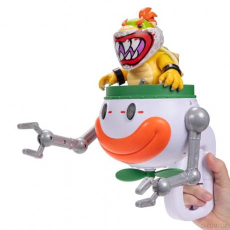 The Super Mario Galaxy Movie Action Figure Bowser Jr. with Clown Car 13 cm [FIGURKA]