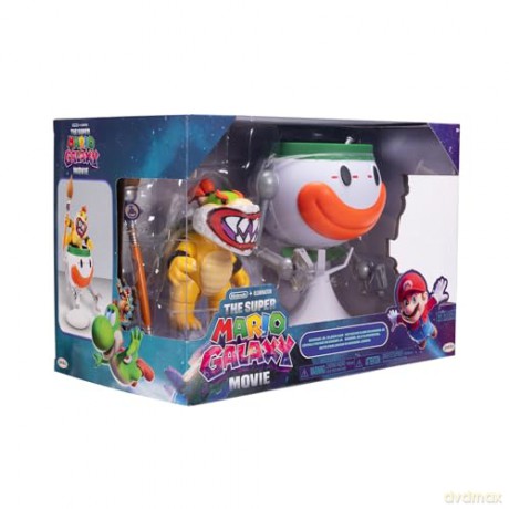 The Super Mario Galaxy Movie Action Figure Bowser Jr. with Clown Car 13 cm [FIGURKA]