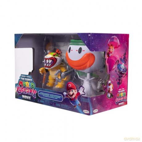 The Super Mario Galaxy Movie Action Figure Bowser Jr. with Clown Car 13 cm [FIGURKA]